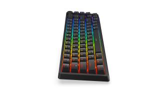 Klawiatura bezprzewodowa KRUX Atax 65% PRO RGB Wireless Gateron Yellow Pro Czarna