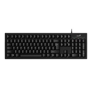 Klawiatura przewodowa Genius KB-100 Offcie black, Full size, odporna na zalanie