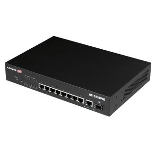Switch zarządzalny Edimax GS-5210PLG 10-port gigabit PoE+ Web Smart z 1x Gigabit Combo SFP - 4717964704771 - zdjęcie