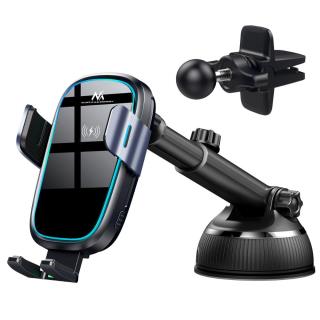 Uchwyt samochodowy Maclean MCE129 z ładowarką bezprzewodową/indukcyjną Qi