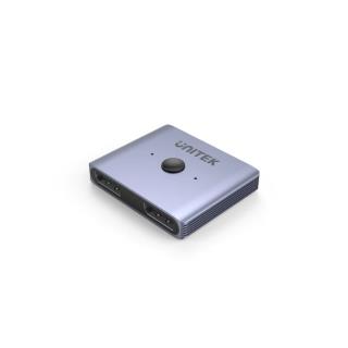 Przełącznik dwukierunkowy Unitek V1609A DisplayPort 1.4 8K 2-na-1 