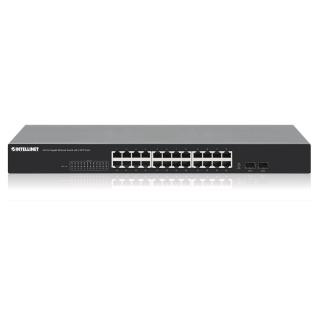 Switch niezarządzalny Intellinet 24x 10/100/1000 Mbps + 2x SFP