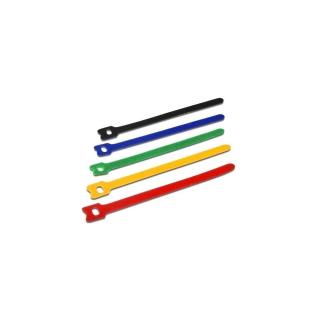 Opaski rzepowe Techly 150x12mm kolorowe 10 szt. 