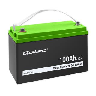 Akumulator żelowy Qoltec 12V | 100Ah | GEL | 29.3kg