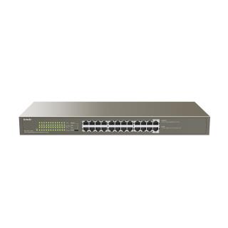 Switch niezarządzalny Tenda TEG1124P-24-250W  24-port 1GbE PoE 225W