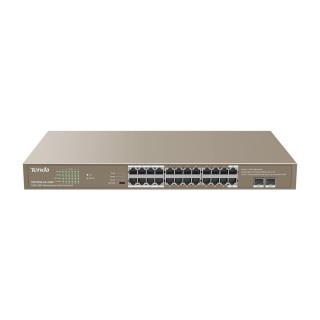 Switch niezarządzalny Tenda TEG1126P-24-410W  24-port 1GbE PoE 410W