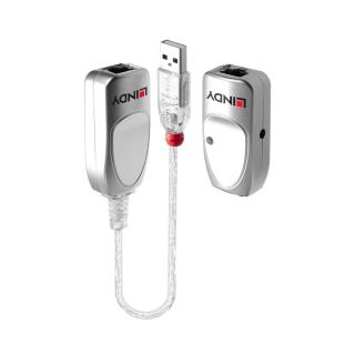 Extender USB 1.1 LINDY Cat.6 50m szary