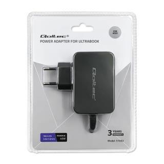 Zasilacz sieciowy Qoltec do ultrabooka Asus 45W | 19V | 2.37A | 3.0*1.0