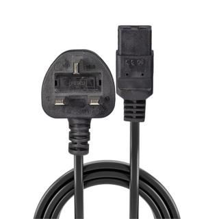 Kabel zasilający LINDY 3 Pin do IEC C19, Black