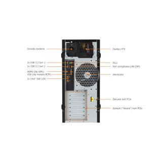 Serwer ADAX XADA T100 /E-2314/16GB/SSD480GB/S_RAID/550W/3Y - 5905490392800 - zdjęcie 4