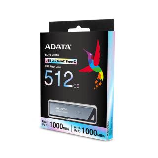 Pendrive ADATA UE800 512GB USB 3.1 Type-C Silver