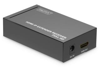 Przedłużacz/Extender DIGITUS HDMI 1080p 60Hz 120m po skrętce kat.6 HDCP 1.3 IR jednostka zdalna do DS-55517