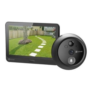 Dzwonek i wizjer do drzwi Ezviz HP4 bezprzewodowy z kamerą wideo