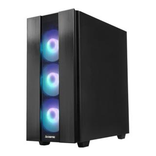 Obudowa Chieftec HUNTER 2 GS-02B-OP ATX ARGB z oknem bez zasilacza czarna