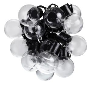 Girlanda ogrodowa solarna LED 2w1 Maclean MCE424, IP44, 3W, 10lm, 3000K, akumulator 2*600 mAh, 5V DC, 7m