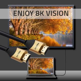 Kabel HDMI QOLTEC v2.1 Ultra High Speed 8K | 60Hz | 26AWG | GOLD | 5m