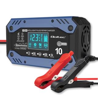 Ładowarka inteligentna Qoltec do akumulatora STD AGM GEL LiFePO4