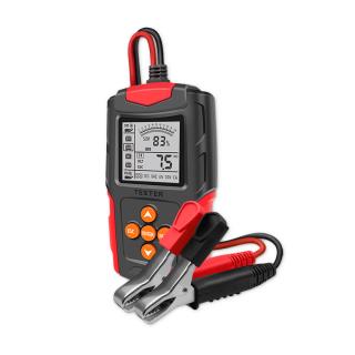 Tester cyfrowy Qoltec akumulatora z wyświetlaczem LCD | 12V | 24V | 3Ah-200Ah 