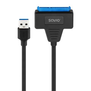 Kabel adapter Savio AK-68 USB-A 3.1 Gen 1 (M) - SATA (F) do dysków 2.5"
