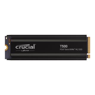 Dysk SSD Crucial T500 1TB M.2 PCIe 4.0 NVMe 2280 (7300/6800MB/s) z radiatorem