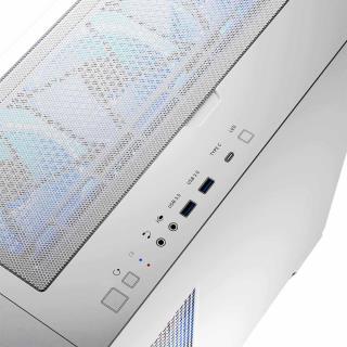 Obudowa Modecom Horizon ARGB Flow Midi USB Type C, Biała - 5903560981473 - zdjęcie 14