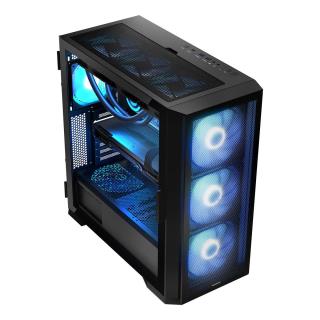 Obudowa Modecom Horizon ARGB FLOW Midi USB Type-C x1 Czarna