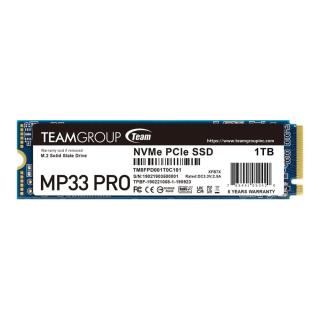 Dysk SSD Team Group MP33 PRO 1TB M.2 2280 PCIe NVMe Gen3 x4 (3400/2600 MB/s)