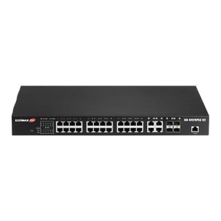 Switch zarządzalny Edimax GS-5424PLC V2 24x10/100/1000 4xSFP Combo PoE+ -  - zdjęcie