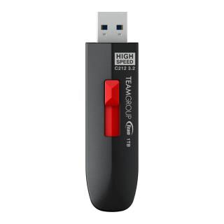 Pendrive Team Group C212 1TB (1000/800 MB/s) USB 3.2 Gen2 Black