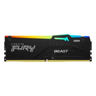 Pamięć DDR5 Kingston FURY Beast RGB 32GB (1x32GB) 5600MHz CL36 1,25V Black EXPO