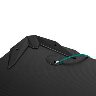 Biurko gamingowe NanoRS RS120 czarne 50kg max, wysokość 750mm