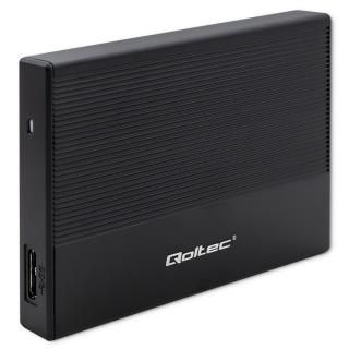 Obudowa/kieszeń Qoltec na dysk SSD HDD 2.5" | SATA | USB 3.0 | Super speed 5Gb/s | 2TB | Czarny