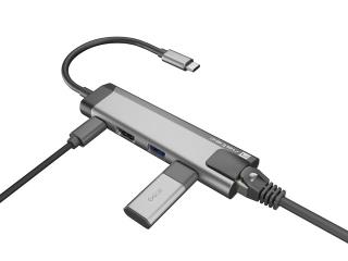 Stacja dokująca USB Natec Fowler GO Multiport USB-C PD, 2x USB 3.0, HDMI 4K, RJ45, USB-C