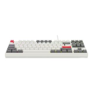 Klawiatura przewodowa KRUX ATAX PRO RGB CREATOR RETRO GATERON YELLOW PRO (KRX0110) Biała