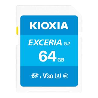 Karta pamięci SDXC KIOXIA EXCERIA G2 64GB UHS-I U3 V30