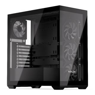 Obudowa Krux Exo ATX RGB z oknem bez zasilacza czarna