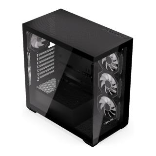 Obudowa Krux Exo ATX RGB z oknem bez zasilacza czarna
