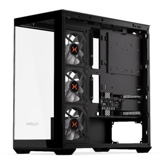 Obudowa Krux Exo ATX RGB z oknem bez zasilacza czarna