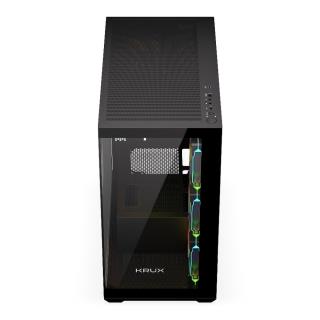 Obudowa Krux Exo ATX RGB z oknem bez zasilacza czarna