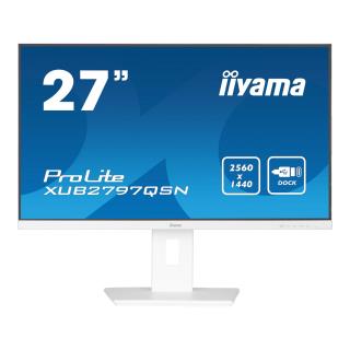 Monitor iiyama 27" ProLite XUB2797QSN-W1 IPS QHD 100Hz HDMI 2xDP HUB RJ-45 głośniki
