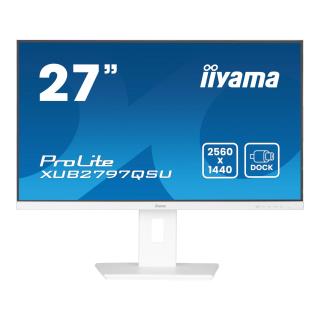 Monitor iiyama 27" ProLite XUB2797QSU-W2 IPS QHD 100Hz HDMI DP HUB głośniki