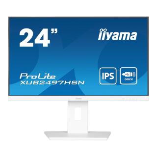 Monitor iiyama 23,8" ProLite XUB2497HSN-W1 IPS FHD 100Hz HDMI 2xDP HUB RJ-45 głośniki