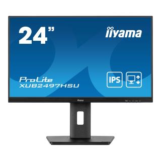 Monitor iiyama 23,8" ProLite XUB2497HSU-B1 IPS FHD 100Hz HDMI DP HUB głośniki