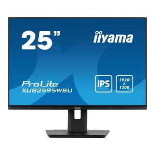 Monitor iiyama 25" ProLite XUB2595WSU-B5 IPS WUXGA HDMI DP VGA HUB głośniki