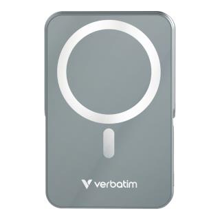 Powerbank Verbatim Charge 'n' Go Magnetic Wireless with Stand 10000mAh USB-C PD 3.0 Grey