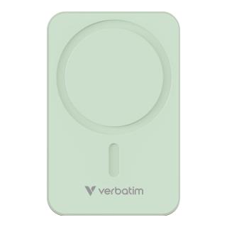 Powerbank Verbatim Charge 'n' Go Essentials Magnetic Wireless 20000mAh USB-C PD 3.0 Green