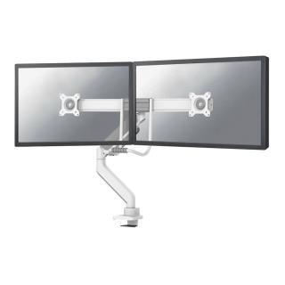 Uchwyt biurkowy na dwa monitory Neomounts DS75-450WH2 17"-32"
