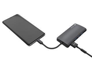 Stacja dokująca USB Natec Fowler 2 V2 Multiport USB-C -> HUB USB 3.0 3x, Hdmi 4k, USB-C, RJ45, SD, Micro SD