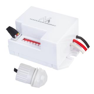 Czujnik ruchu PIR Maclean MCE32 V, z zewnetrznym sensorem,12-24V DC, 360°