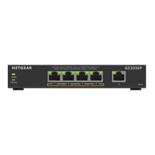 Switch zarządzalny Netgear GS305EP-100PES 4x1GbE PoE 1xGbE 63W